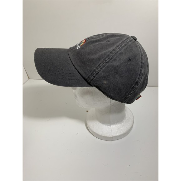 Good Vibes Baseball Hat Cap Gray with Rainbow Adjustable - Picture 3 of 12